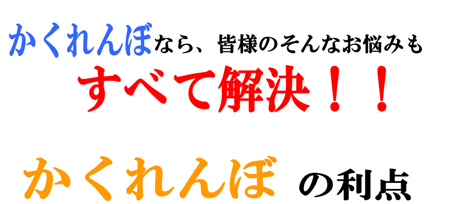 減災グッズ　かくれんぼ